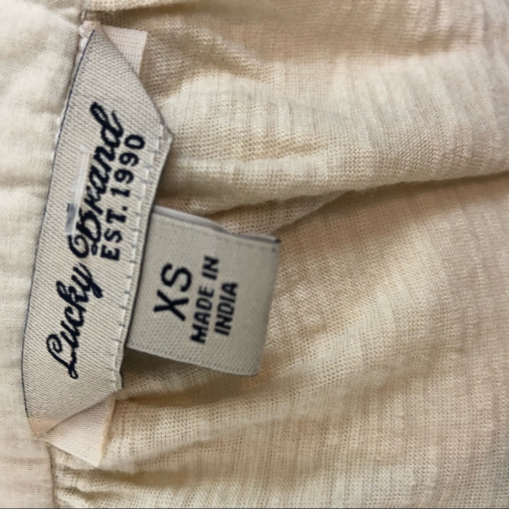 Lucky Brand embroidered sleeveless blouse - Picture 3 of 4